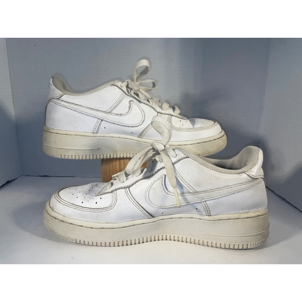 Nike Air Force 1 White Athletic Sneakers Kids Youth Shoes Size 6Y